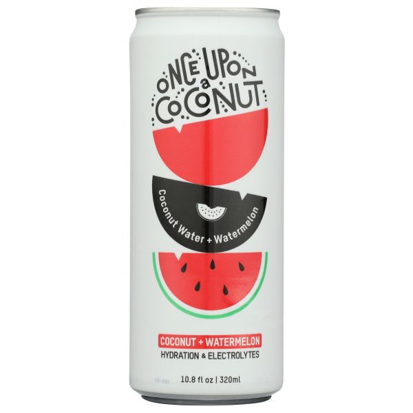 ONCE UPON A COCONUT: Premium Coconut Water Plus Watermelon, 10.8 fo