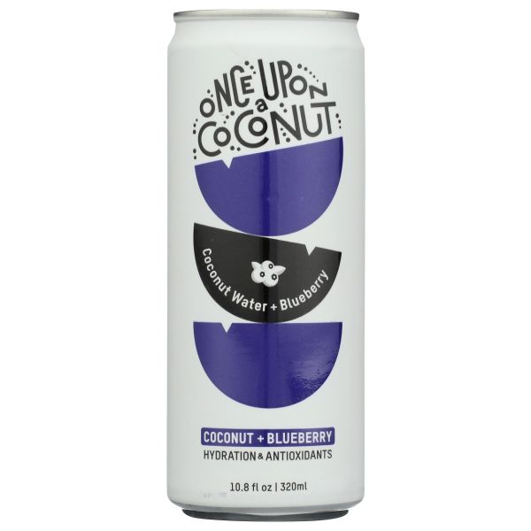 ONCE UPON A COCONUT: Premium Coconut Water Plus Blueberry, 10.8 fo