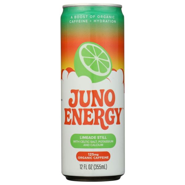 JUNO ENERGY: Limeade Still Energy Beverage, 12 fo