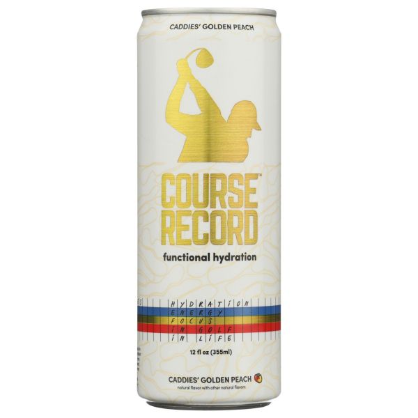 COURSE RECORD: Golden Peach Functional Hydration Drink, 12 fo