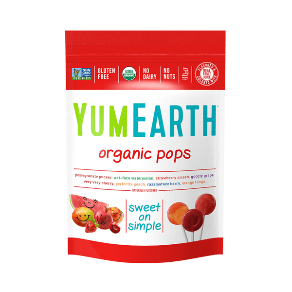 YUMMYEARTH: Lollipop Assorted 5X5 Pound Organic, 25 lb