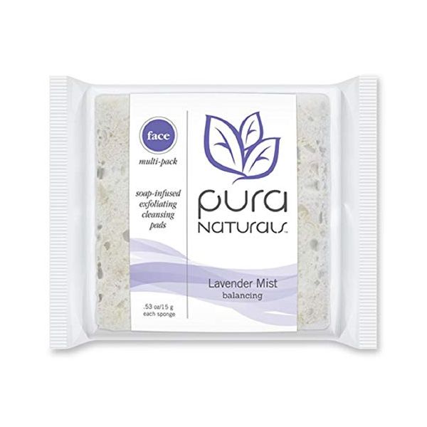 PURA: Face Soap-Infused Sponge Lavender Mist, 1.59 oz