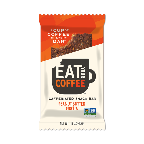 EAT YOUR COFFEE: Peanut Butter Mocha Bar, 45 gm