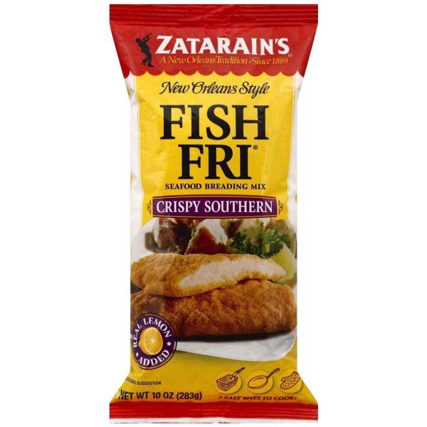 ZATARAINS: Seasoning Fish Fri Crispy Polybag, 10 oz