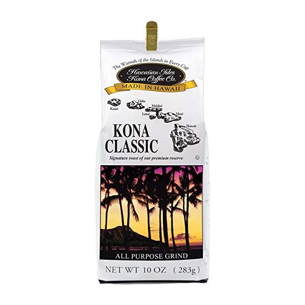 HAWAIIAN KONA: Coffee Classic Grind, 10 oz