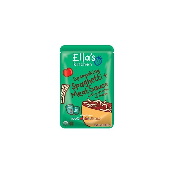 ELLAS KITCHEN: Baby STG3 Spaghetti Meat Sauce, 6.7 oz