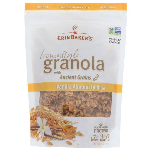ERIN BAKERS: Quinoa Vanilla Almond, 12 OZ