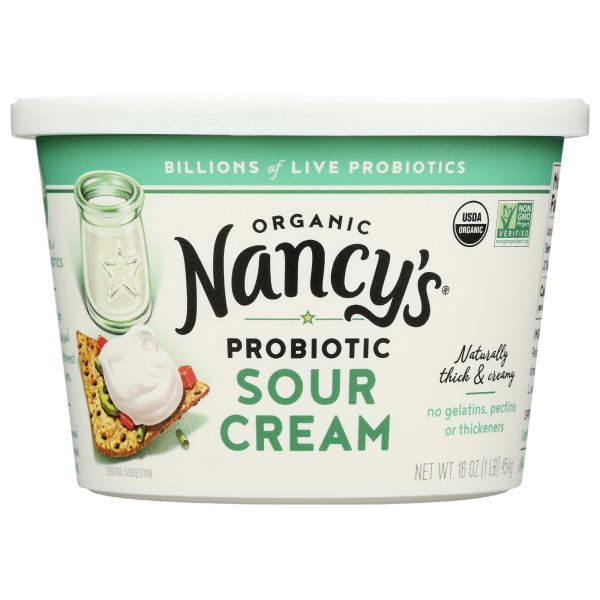 NANCYS: Organic Cultured Sour Cream, 16 oz