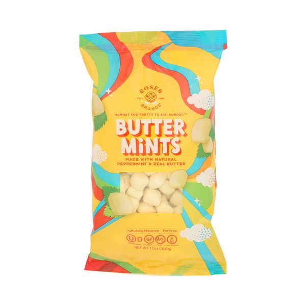 ROSES BRANDS: Mints Butter Yellow, 12 OZ