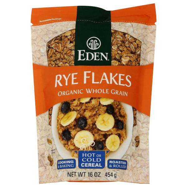 EDEN FOODS: Organic Rye Flakes, 16 oz