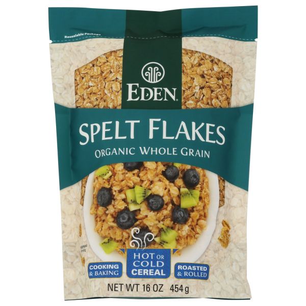 EDEN FOODS: Spelt Flakes Organic, 16 oz