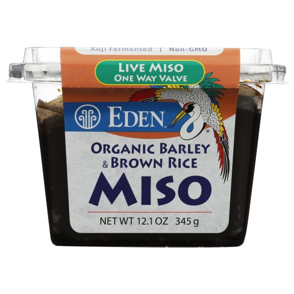 EDEN FOODS: Organic Barley And Brown Rice Miso, 12.1 oz