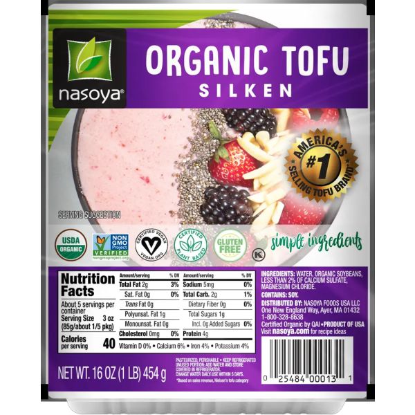NASOYA: Organic Silken Tofu, 16 oz