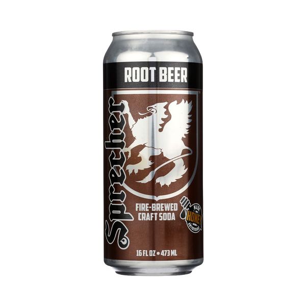 SPRECHER: Soda Root Beer, 16 FO
