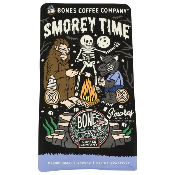 BONES COFFEE COMPANY: Coffee Grnd Smorey Time, 12 oz
