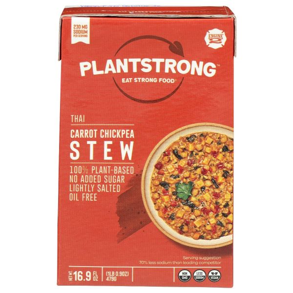 PLANTSTRONG: Stew Chickpea Carrot Thai, 16.9 fo