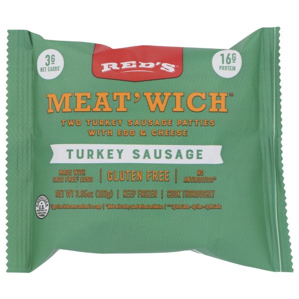 REDS: Meatwch Brkfst Trky Ssge, 3.65 oz