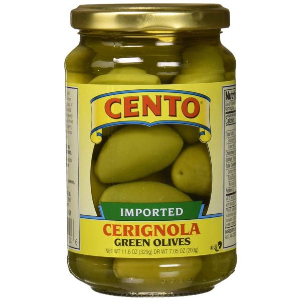 CENTO: Olives Green Cerignola, 11.6 oz