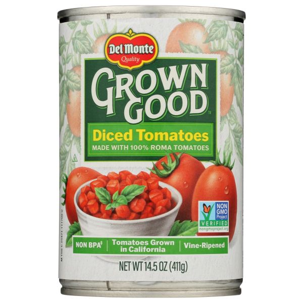 DEL MONTE: Tomato Diced, 14.5 OZ