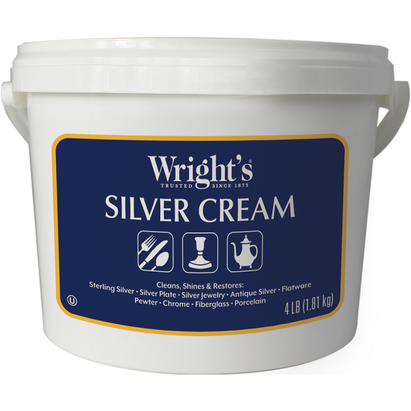 WRIGHTS: Cleaner Cream Silver, 4 lb