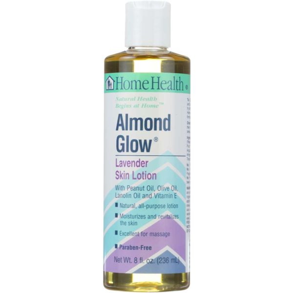 Home Health Almond Glow Skin Lotion Lavender, 8 Oz
