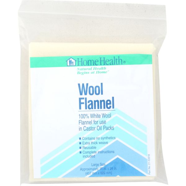 HOME HEALTH: Wool Flannel Large 18X24, 1 ea