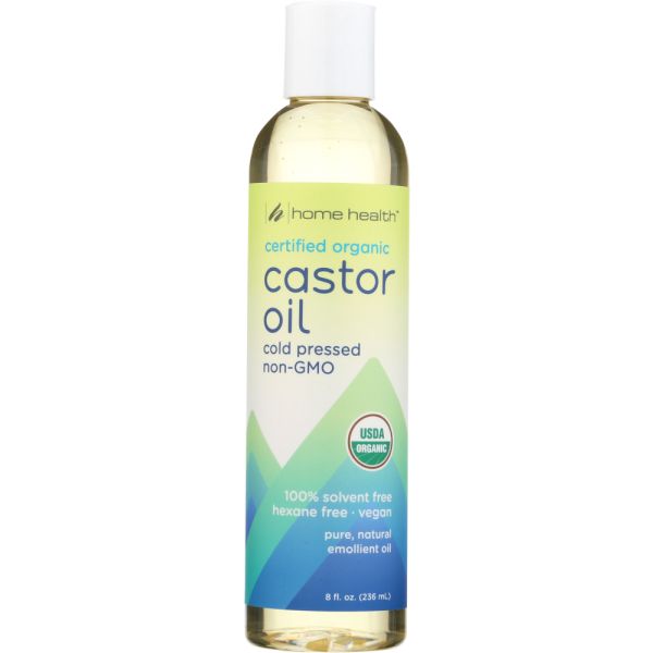 HOME HEALTH: Organic Castor Oil, 8 fl oz