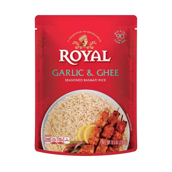 ROYAL: Rice Garlic & Ghee Rth, 8.5 OZ