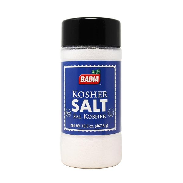 BADIA: Kosher Salt, 16.5 Oz