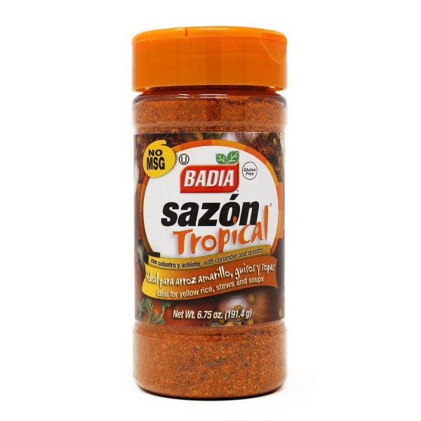 BADIA: Sazon Tropical With Coriander and Annatto, 6.75 oz