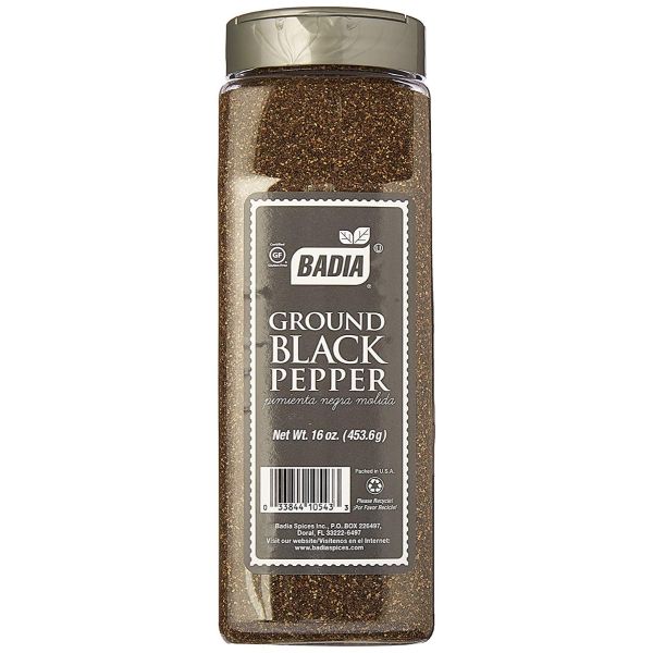 BADIA: Pepper Black Ground, 16 oz