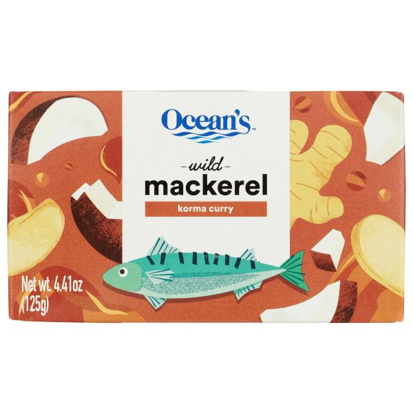 OCEAN'S: Mackerel Fillets, 4.41 oz