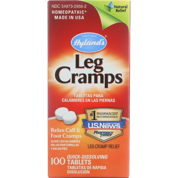 Hylands Leg Cramps Homeopathic Natural Relief, 100 Tb