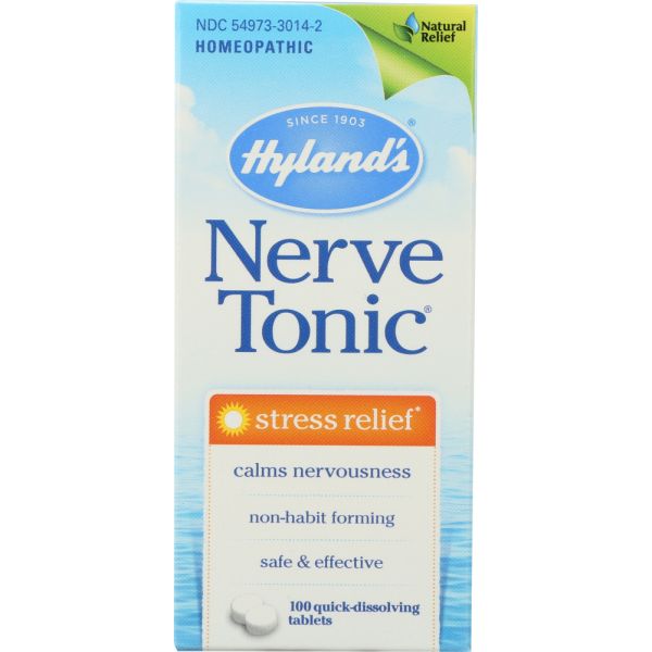 HYLAND'S: Nerve Tonic Stress Relief, 100 Tablets