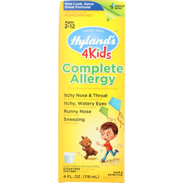 HYLAND: Kid Allergy Complete Liquid, 4 oz