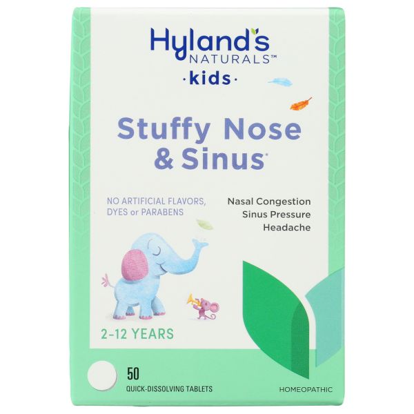 HYLAND: Kids Stuffy Nose Sinus, 50 tb