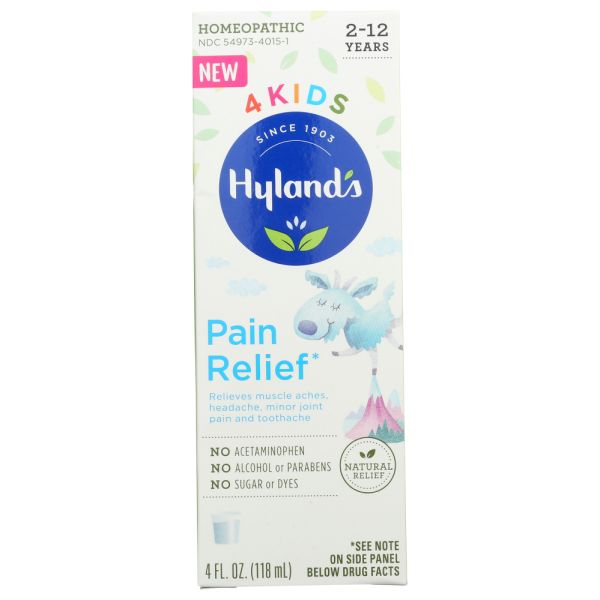HYLAND: Kids Pain Relief, 4 fo