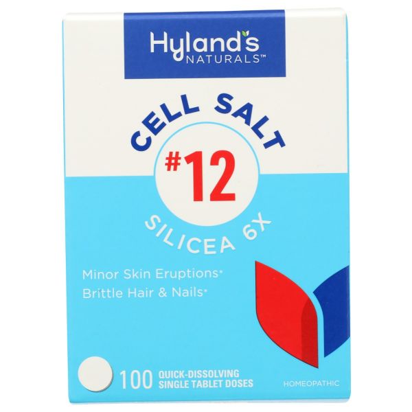HYLAND: Cell Salt No. 12 Silicea 6X, 100 tb