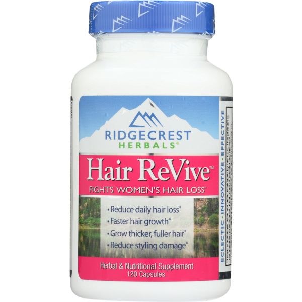 RIDGECREST HERBALS: Hair Revive, 120 Vegetarian Capsules