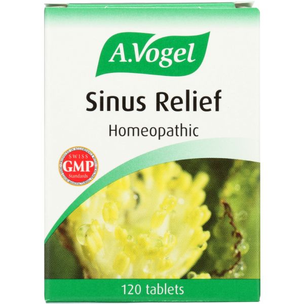 A VOGEL HOMEOPATHIC: Sinus Relief Tablets, 120 tb