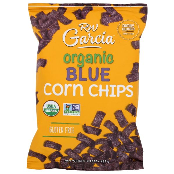 RW GARCIA: Organic Blue Corn Chips, 8.25 oz