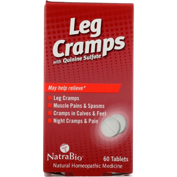NATRABIO: Leg Cramps with Quinine Sulfate, 60 Tablets