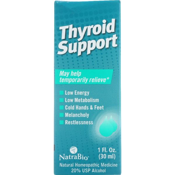 NATRA BIO: Thyroid Support Formula, 1 oz