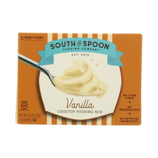 SOUTH AND SPOON: Pudding Mix Vanilla, 2.8 OZ
