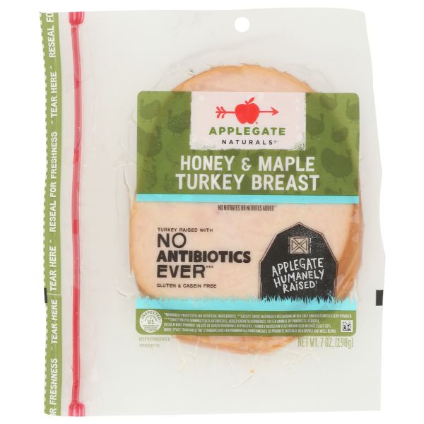 APPLEGATE: Honey & Maple Turkey Breast, 7 oz