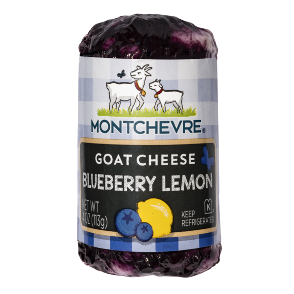MONTCHEVRE: Chse Goat Lemon Blubry, 4 oz