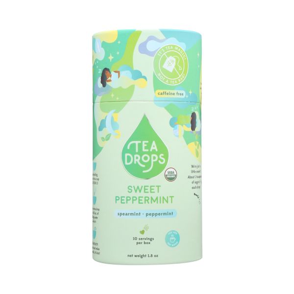 TEA DROPS: Tea Drops Sweet Peppermnt, 1.8 OZ