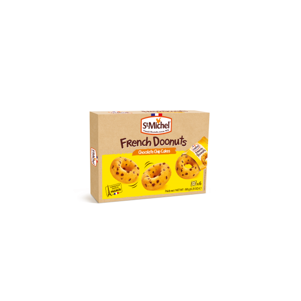 ST MICHEL: French Doonuts Choc Chip, 6.35 oz