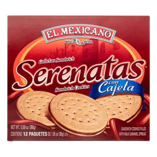 EL MEXICANO: Cookie Serentas Con Cajta, 12.69 oz