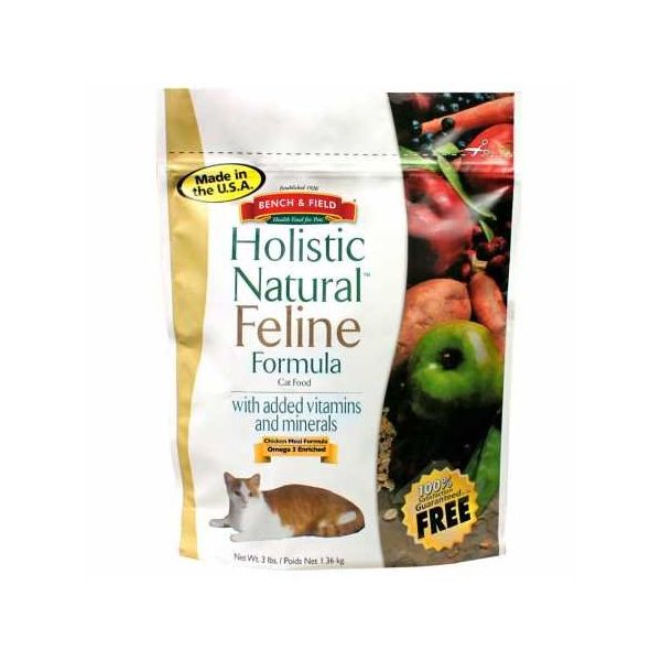 BENCH & FIELD: Cat Food Holistic, 48 oz